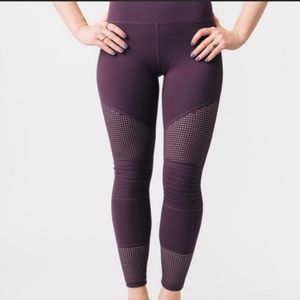 Zyia blackberry moto leggings light n tight